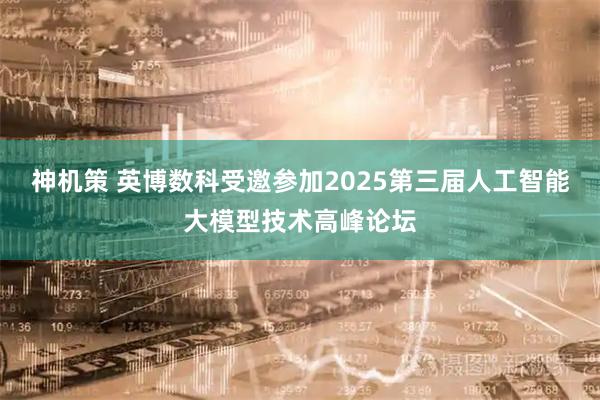 神机策 英博数科受邀参加2025第三届人工智能大模型技术高峰论坛